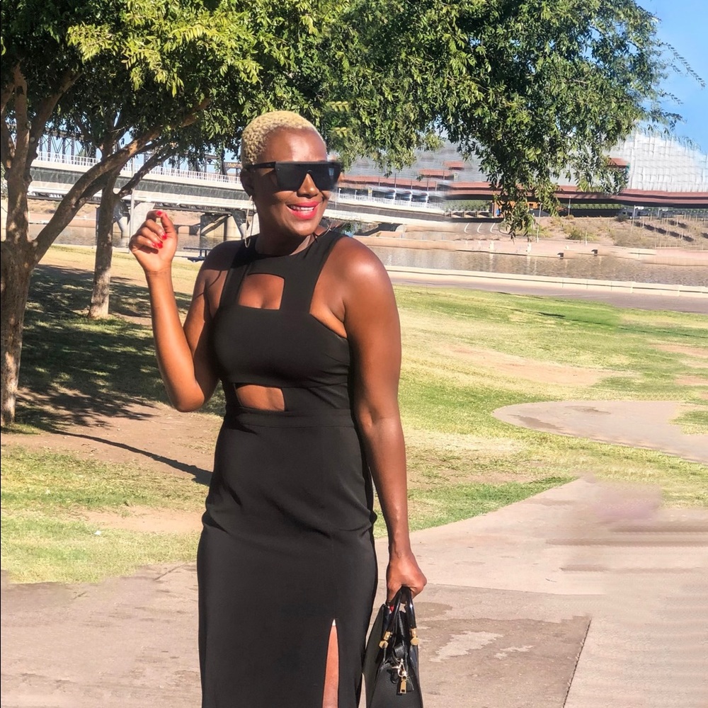 Express vintage Black dress